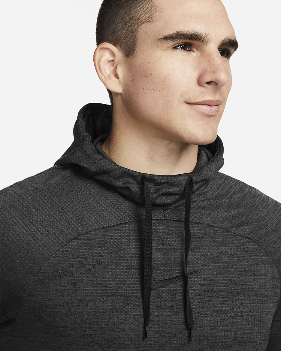 Nike long sleeve hoodie dri fit best sale